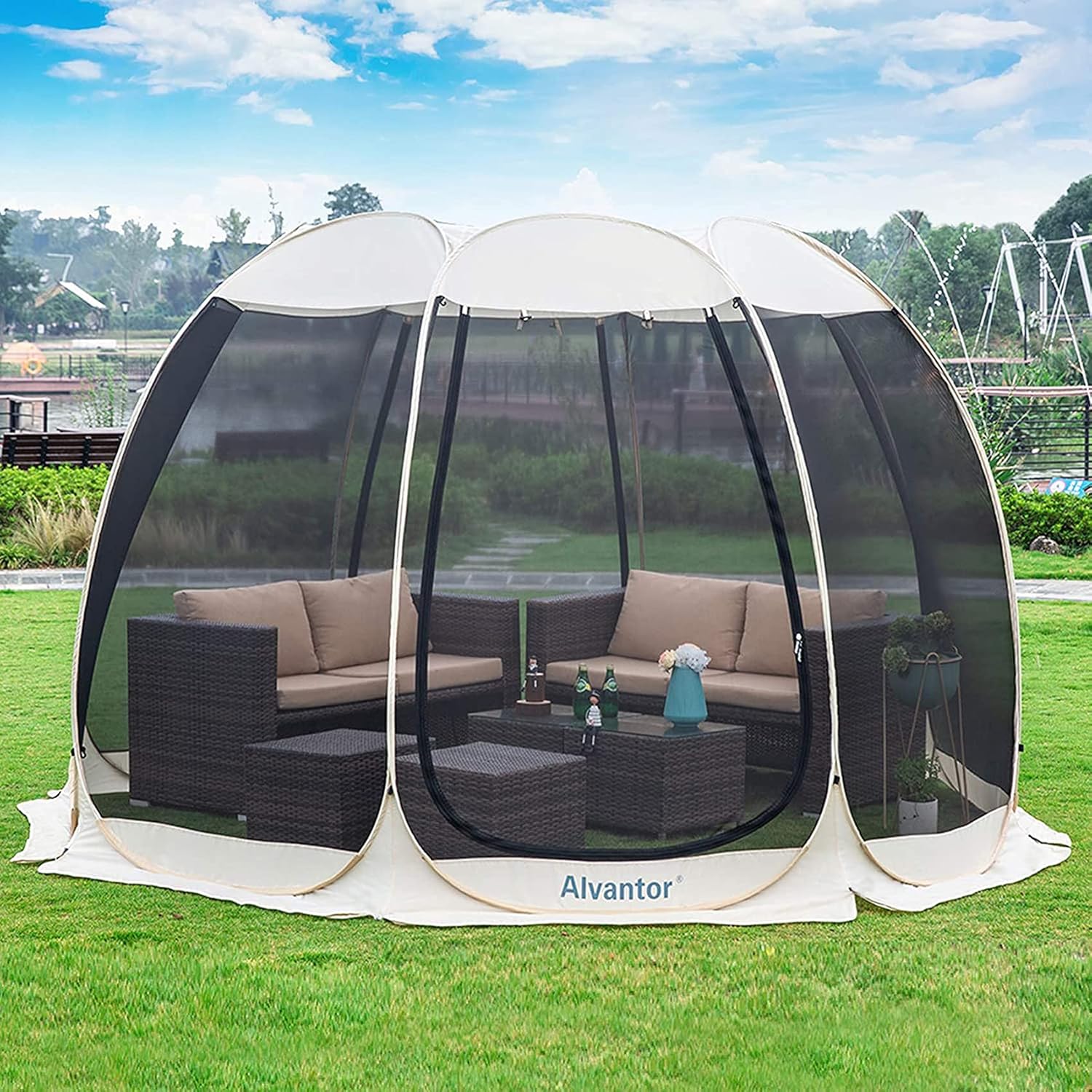 Pop Up Outdoor Screen Gazebo