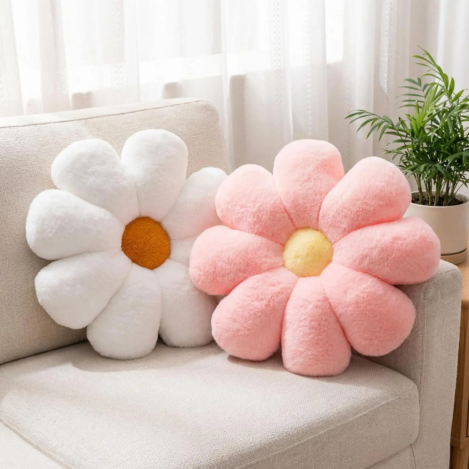 Cute Daisy Throw Pillows