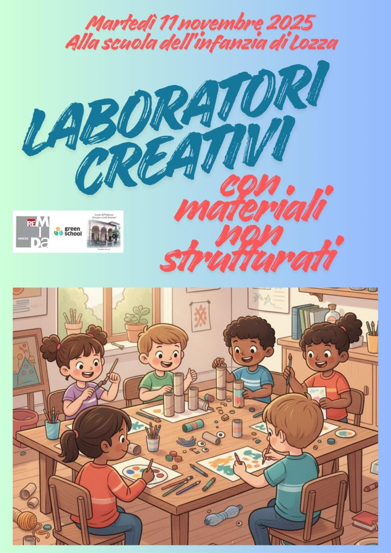 Laboratorio itinerante per bambini 2/6 anni