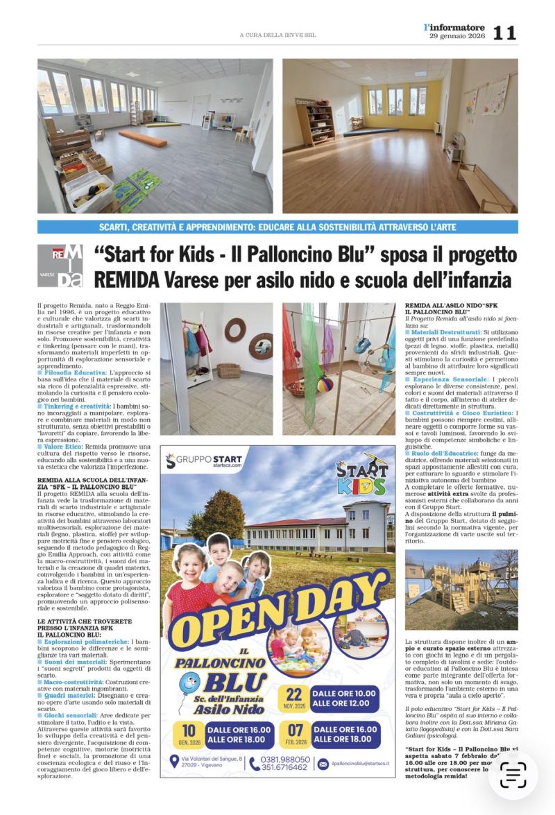 Nuova e importante collaborazione con il Gruppo Start di Vigevano