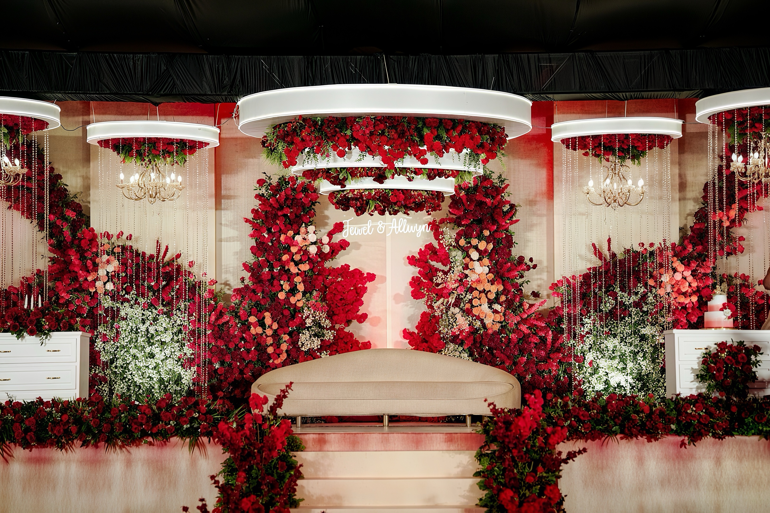 Crimson Red Luxury Decoration