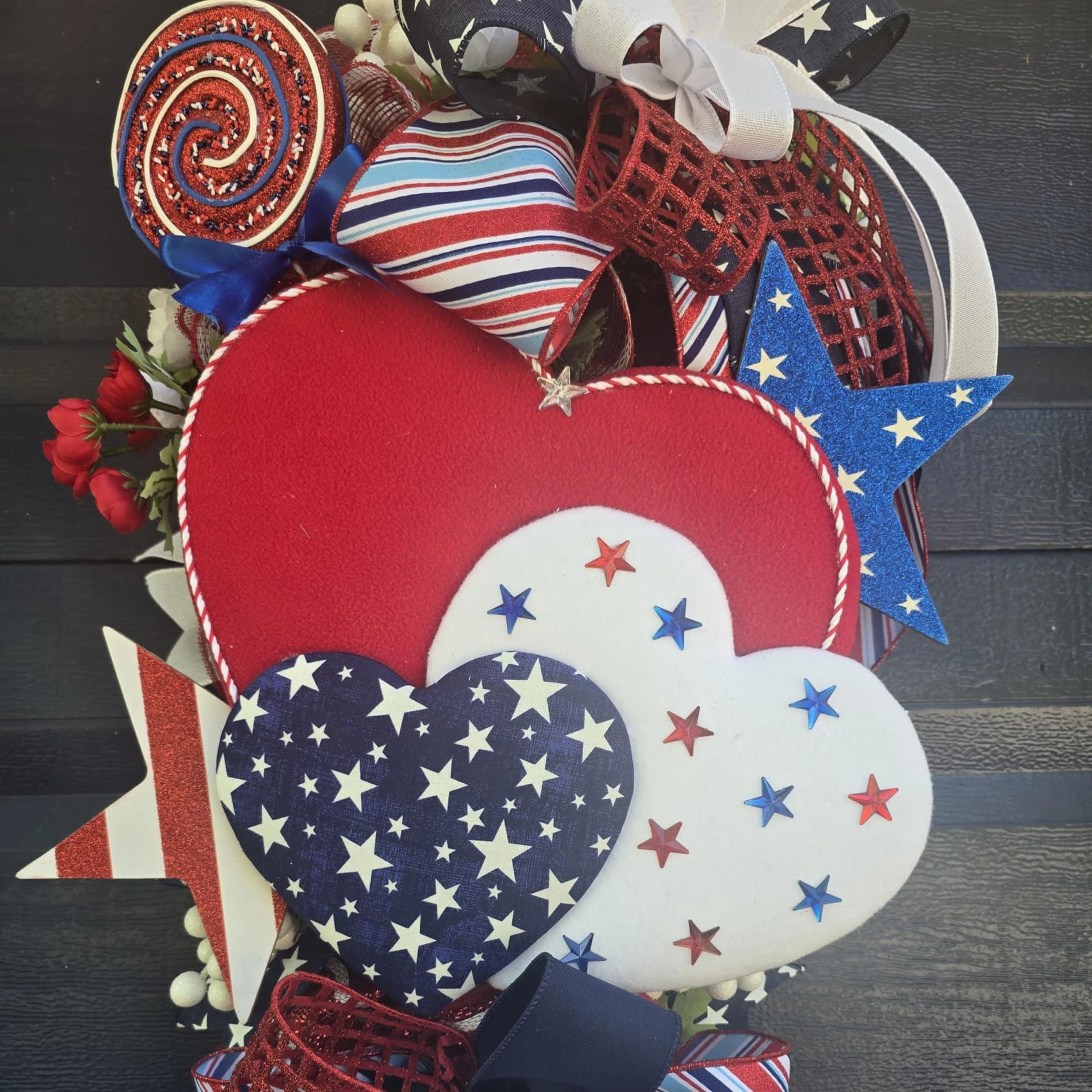 4th of July Wreath, photograph 2