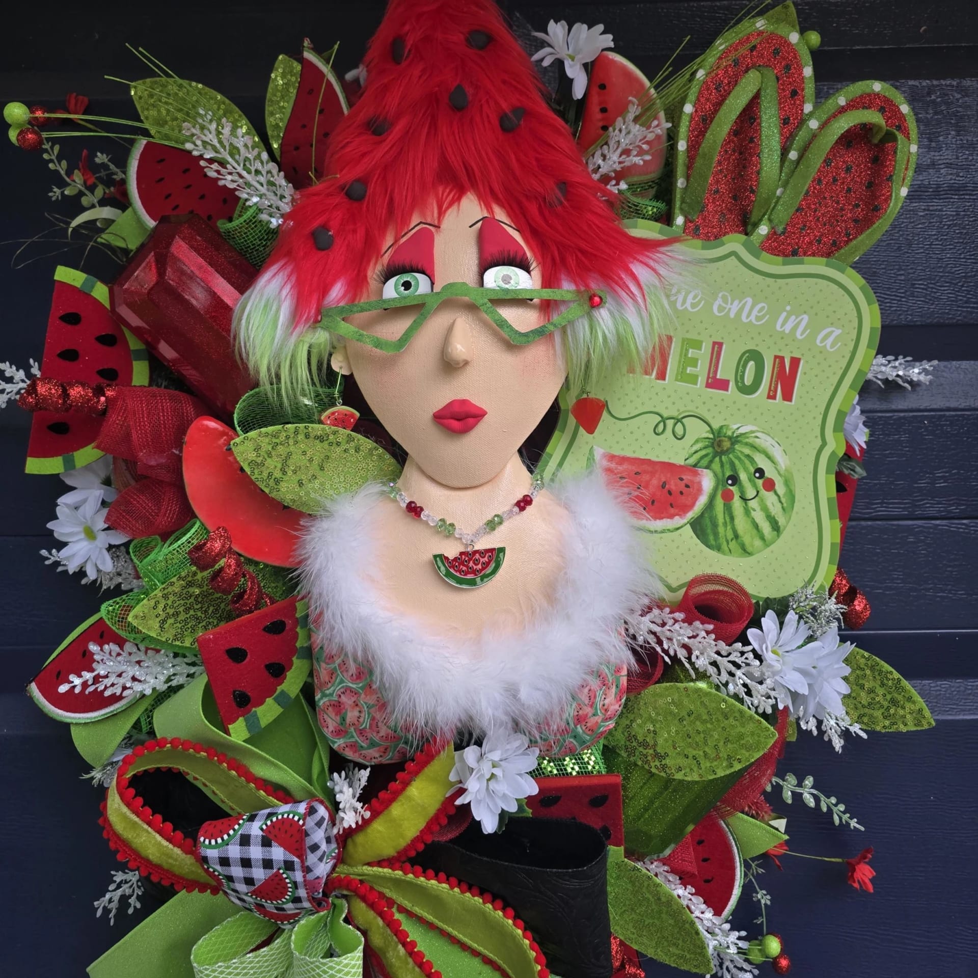 Watermelon Summer Wreath, photograph 3