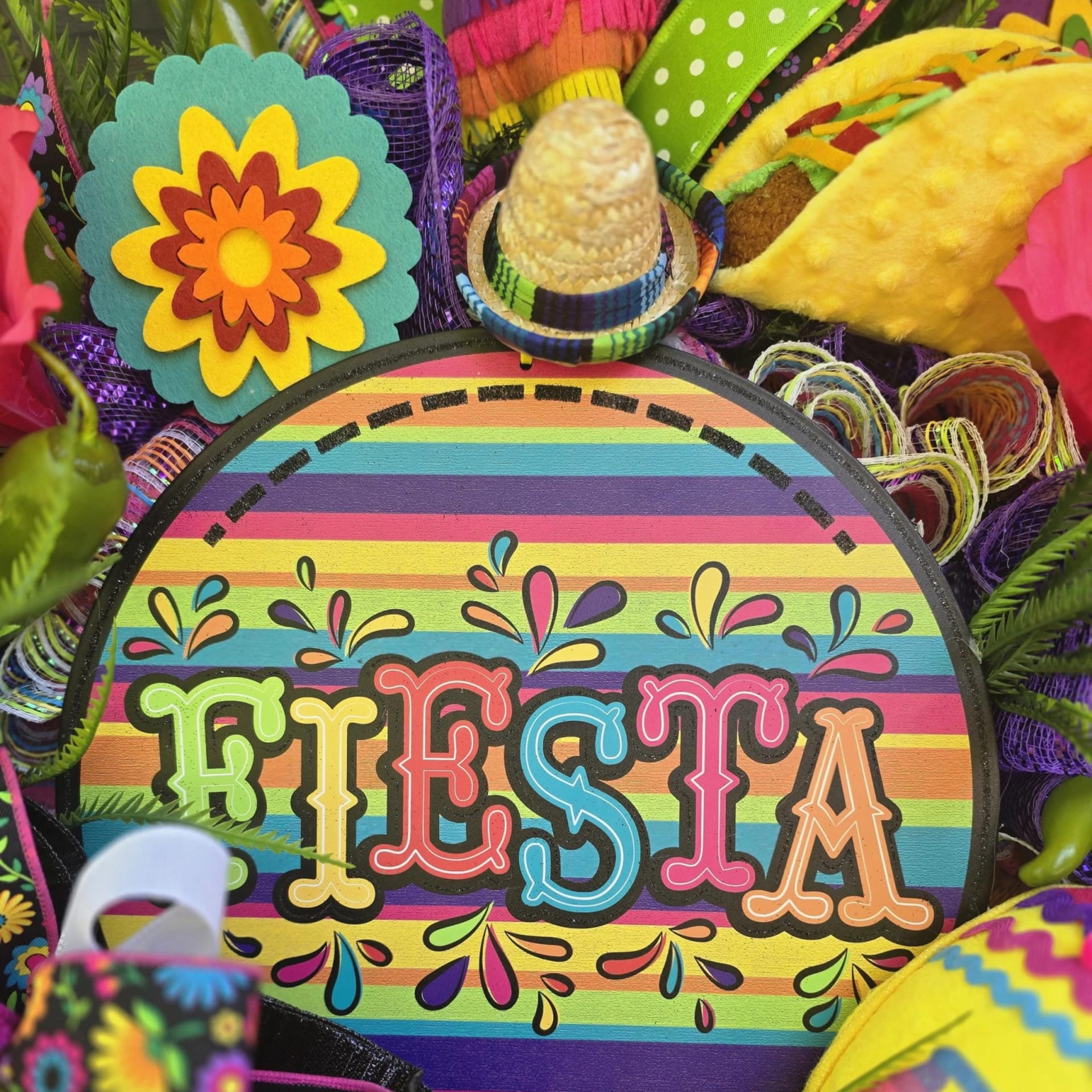 Cinco de Mayo Fiesta Wreath, photograph 6