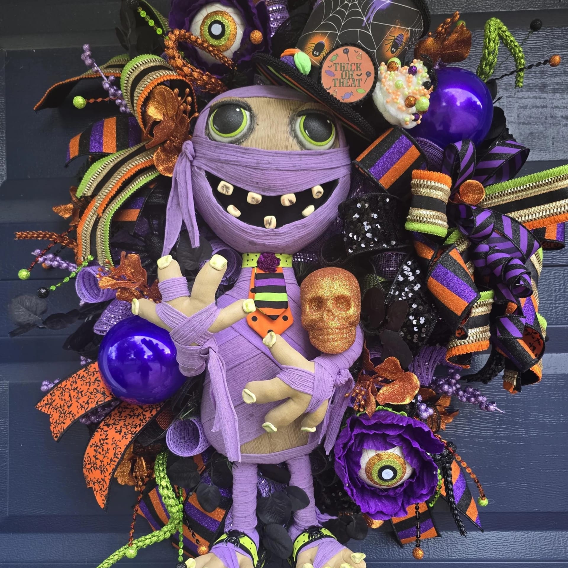 Whimiscal Mummy Halloween Decor