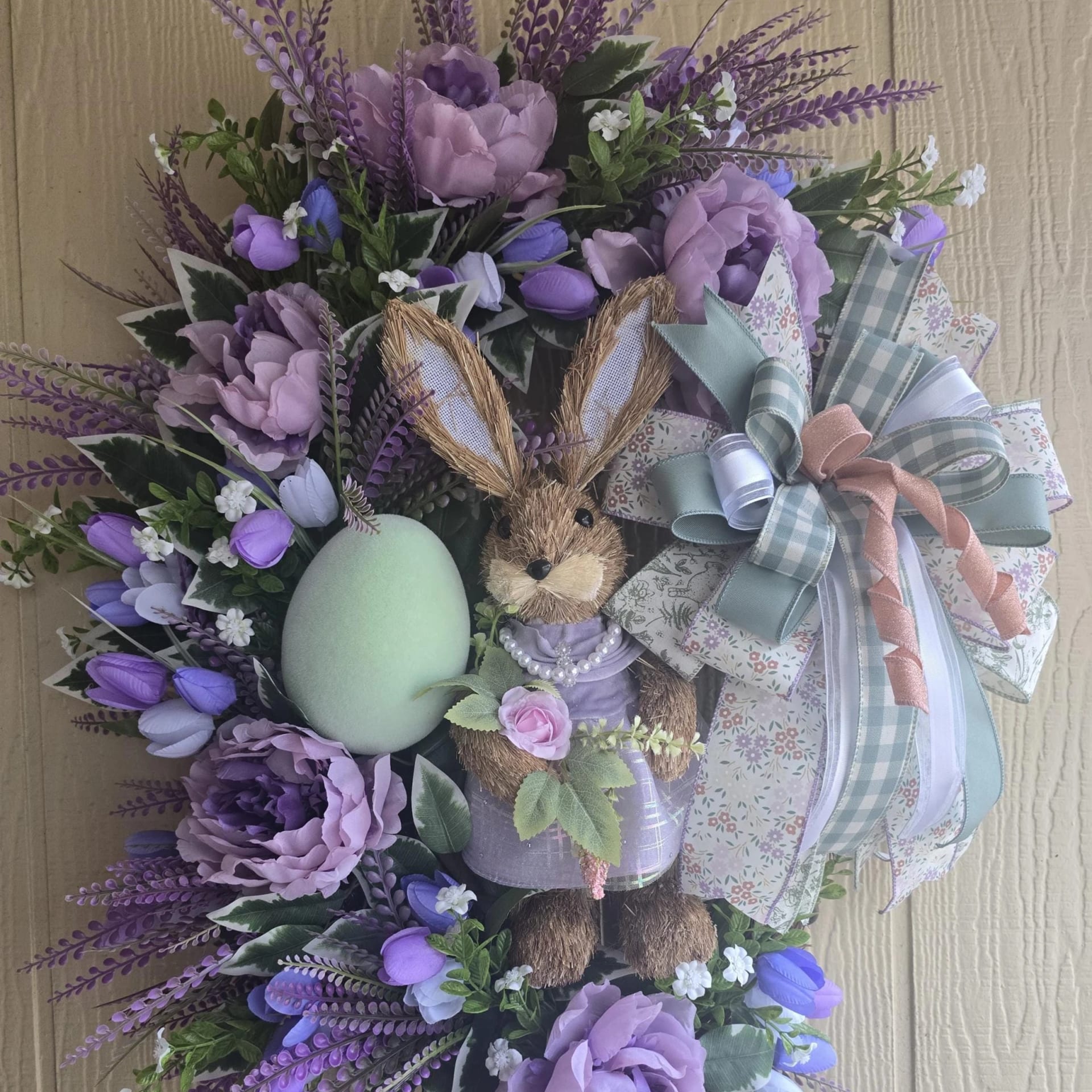 Purple Bunny Wreath, photograph 6