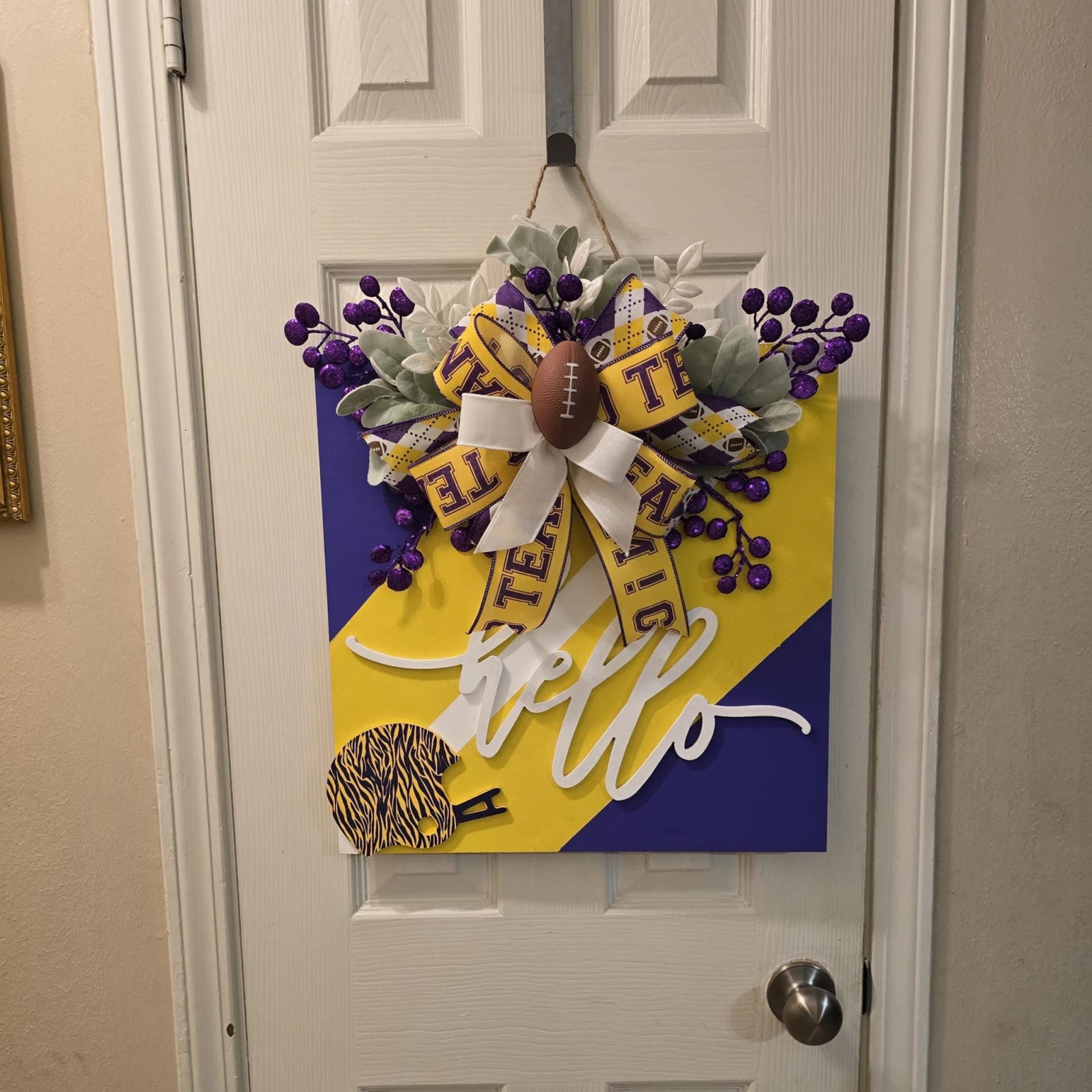 LSU Door Hanger