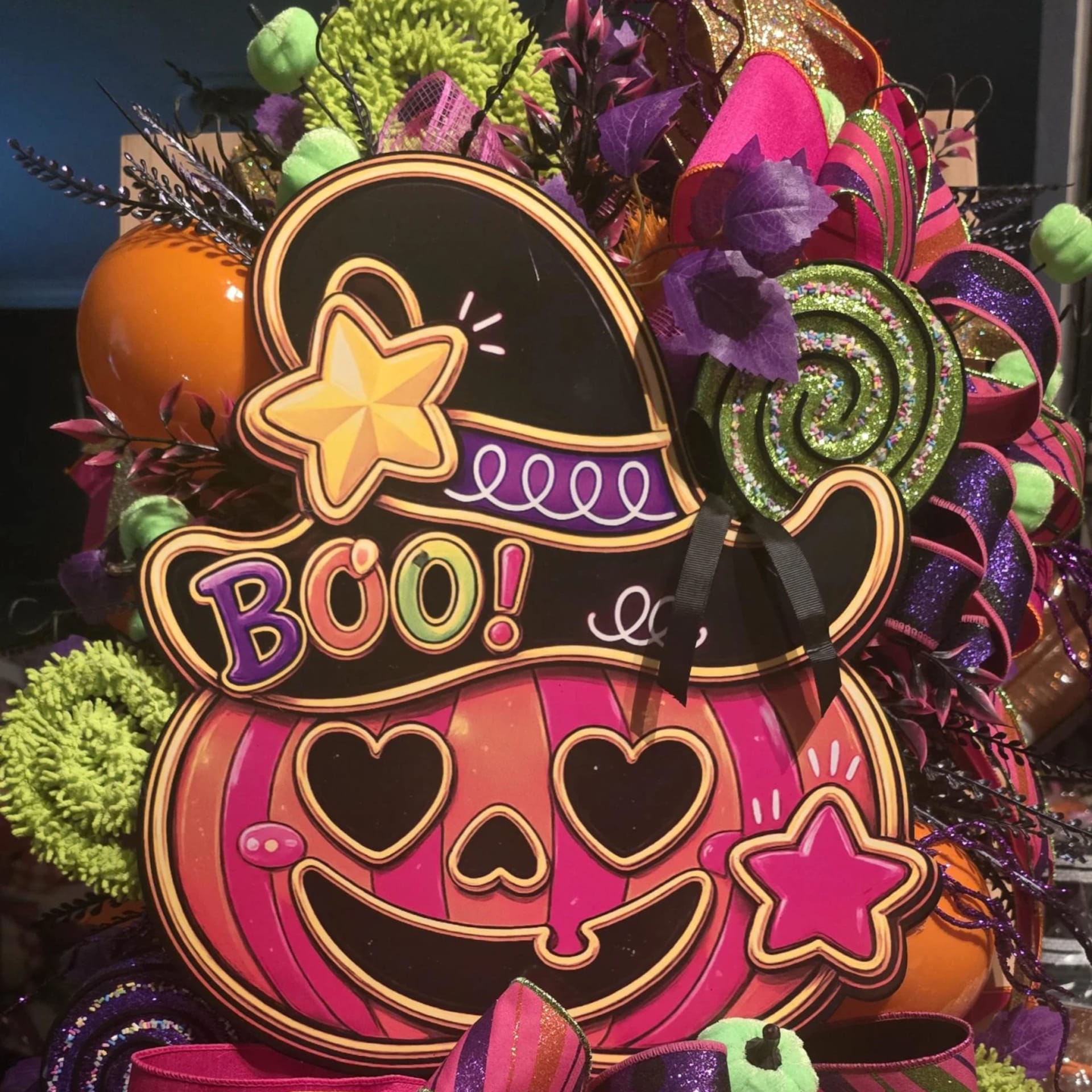 Halloween Door Wreath