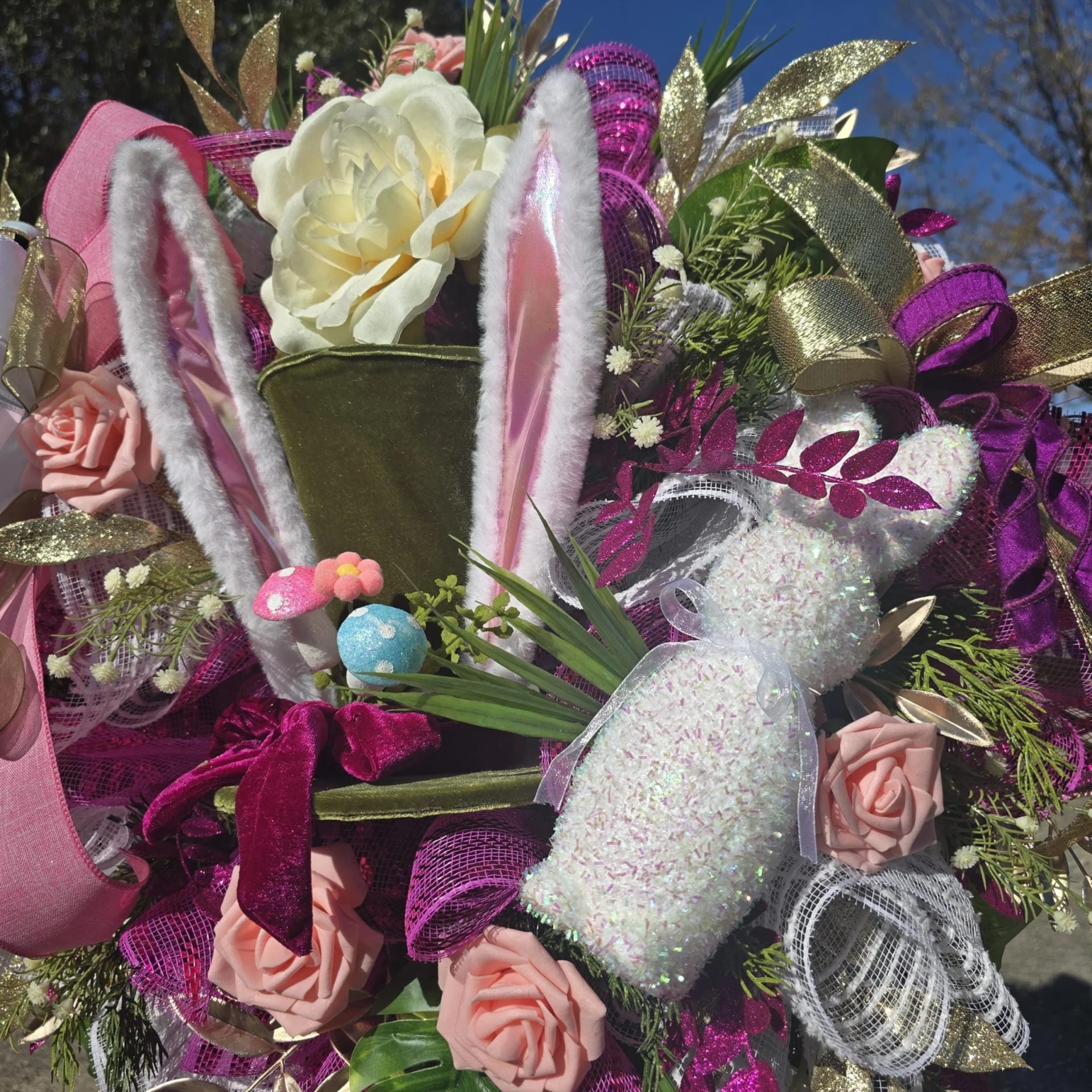 Easter Bunny Wreath, photograph 2