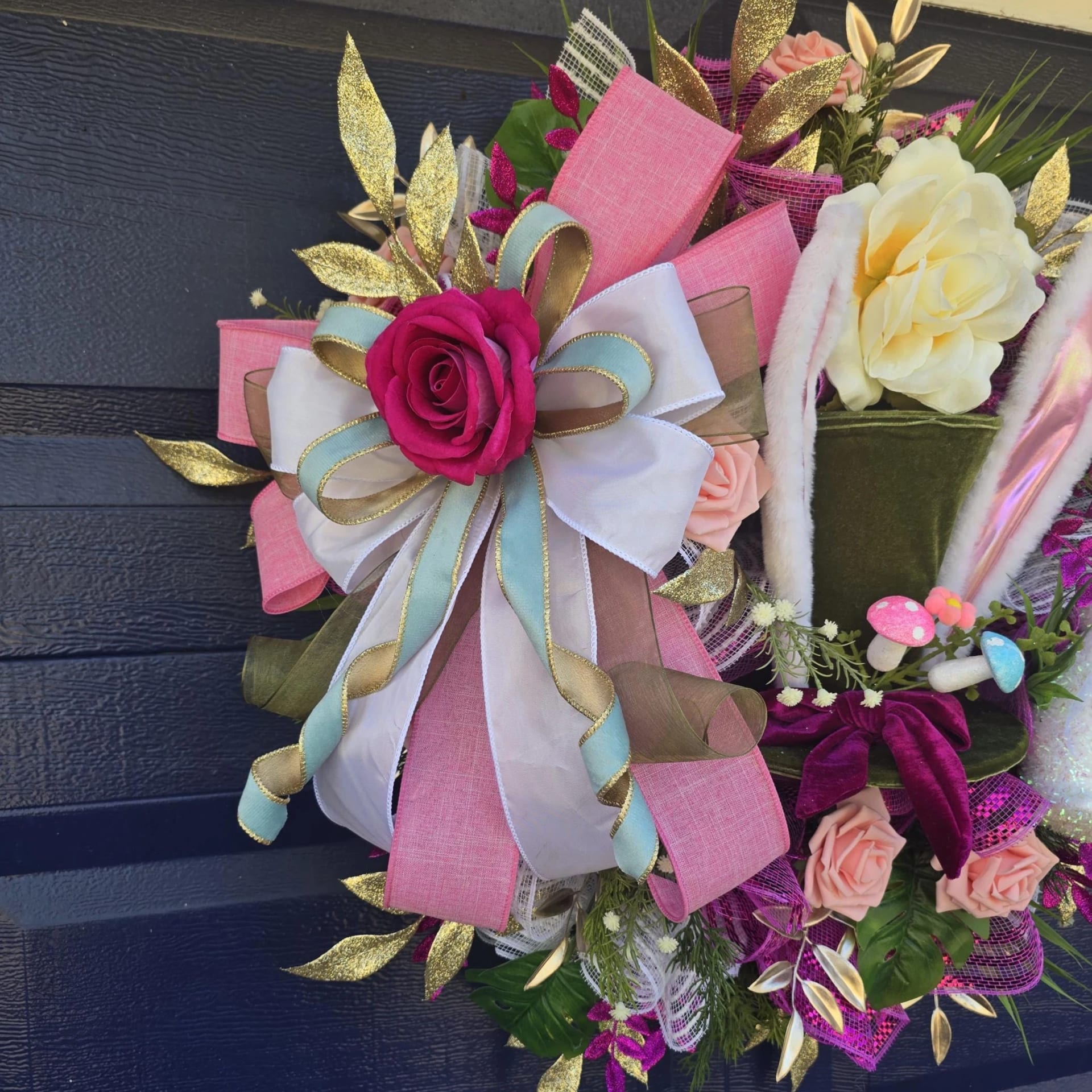 Easter Bunny Wreath, photograph 3
