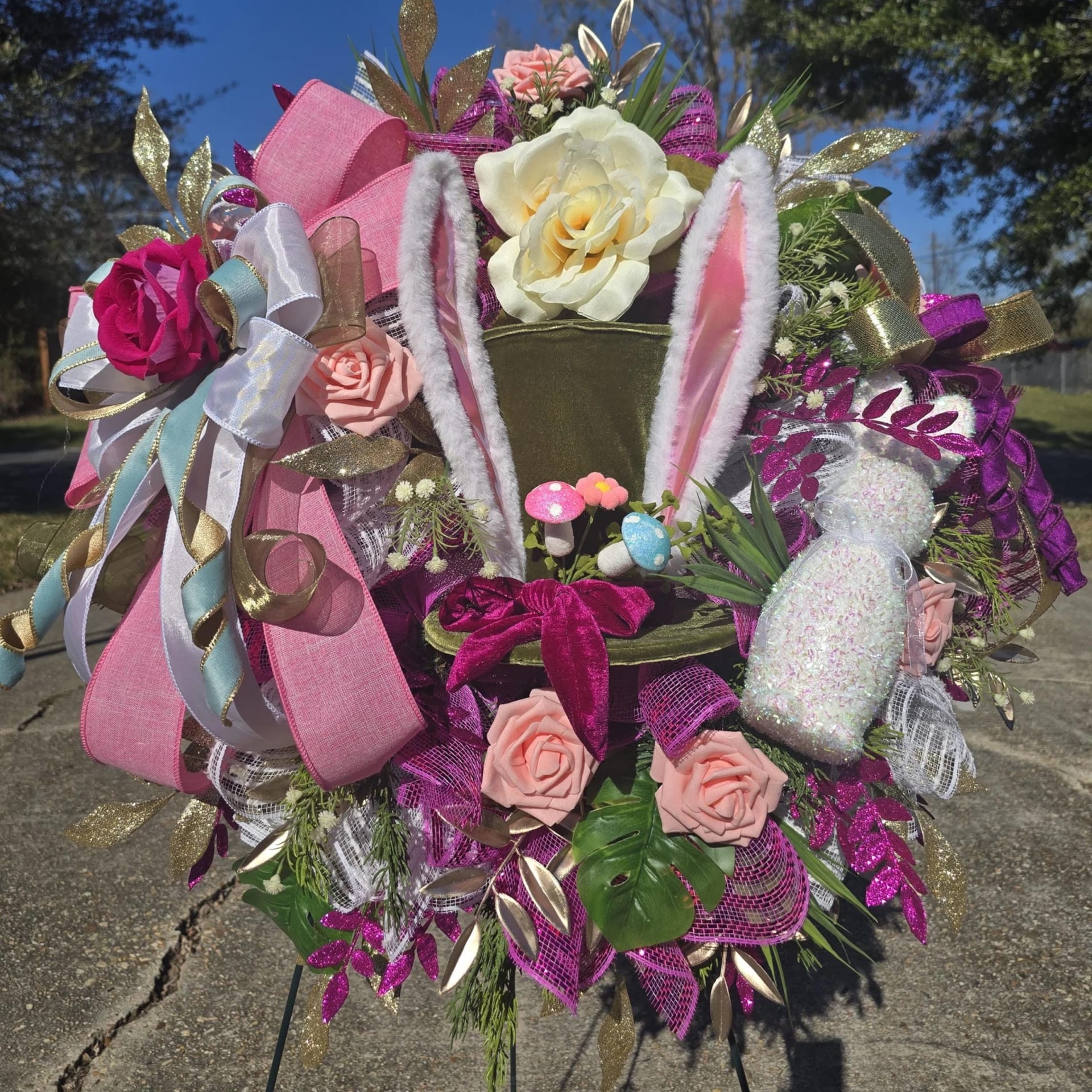 Easter Bunny Wreath, photograph 5