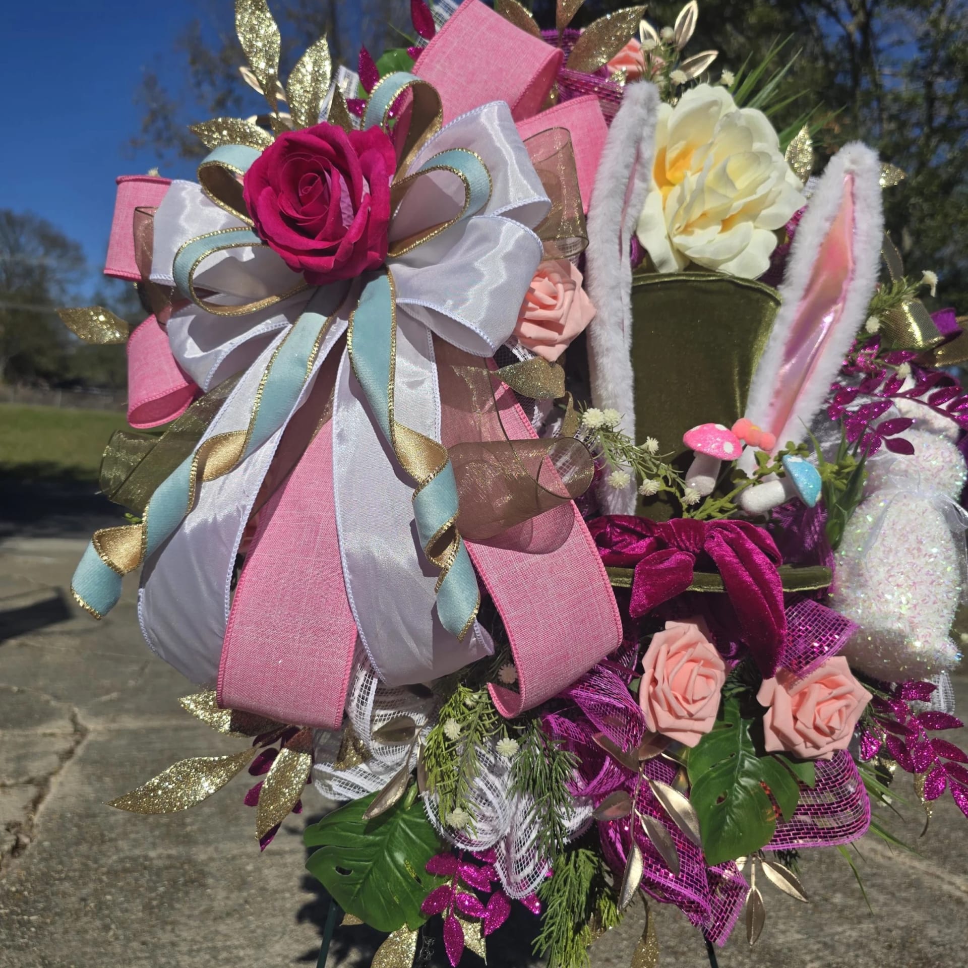 Easter Bunny Wreath, photograph 6