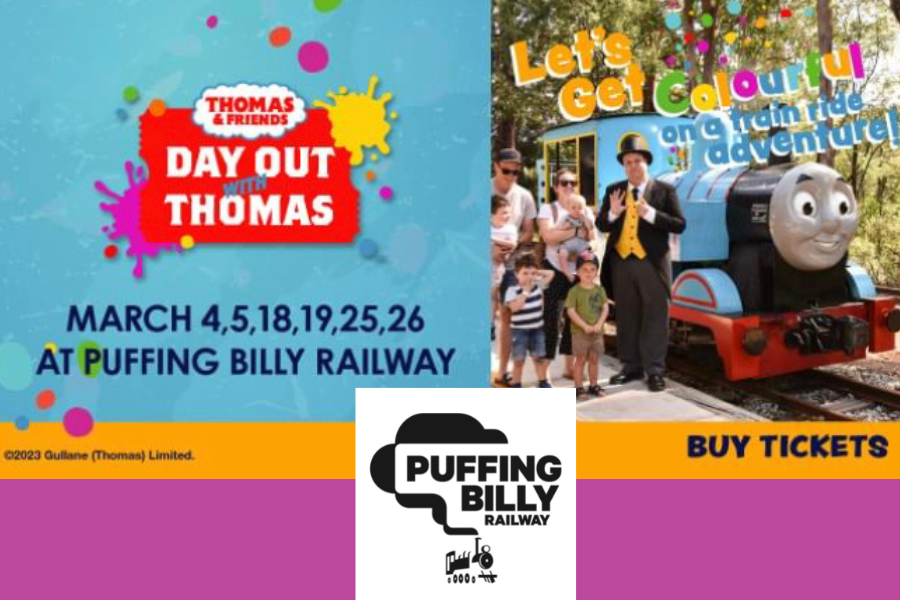 Day out with Thomas at Lakeside Station Eastern Dandenong Ranges