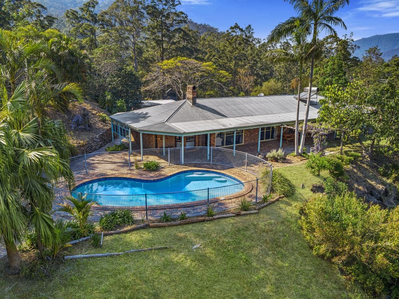 By the Creek. Homestead with pool