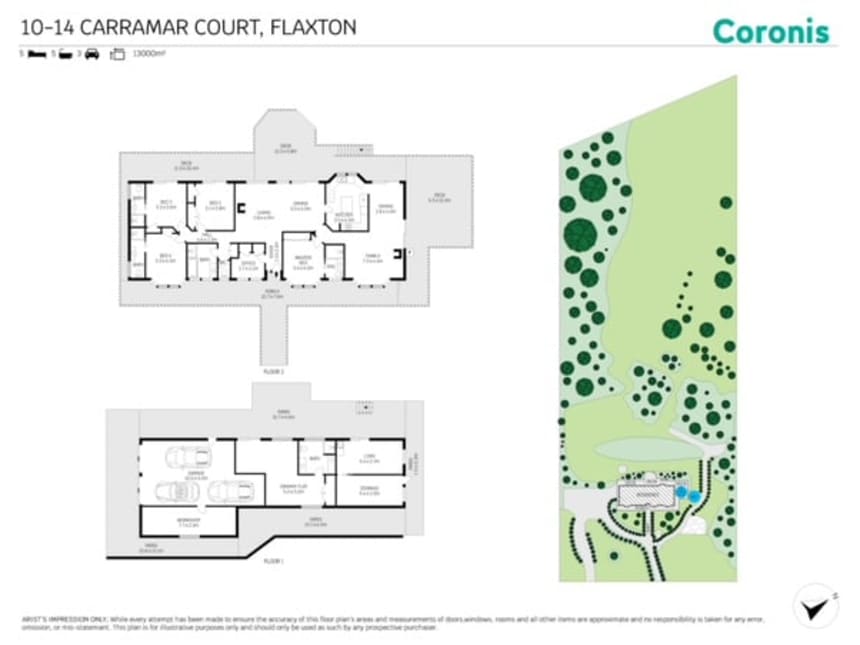 Floor Plan for Avocado Grove Bed & Breakfast