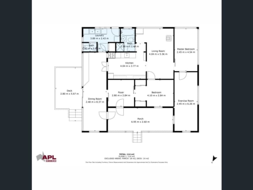 Floor Plan for Ripples on the Creek