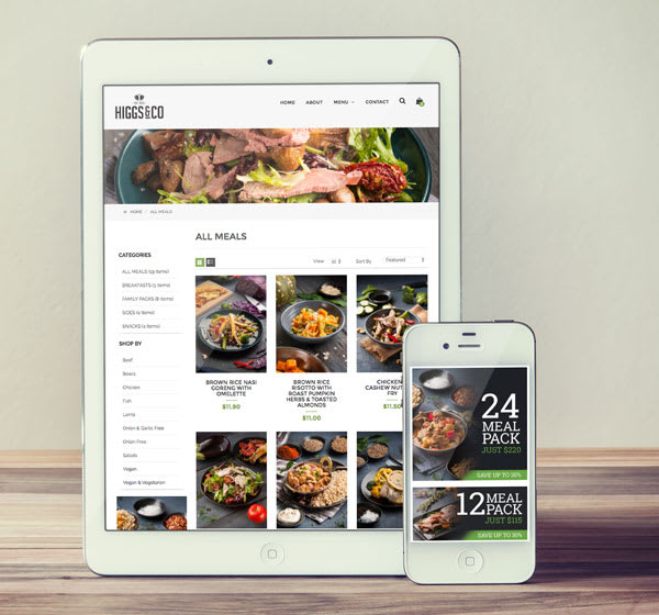 Higgs&Co Shopify Website