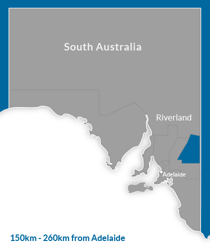 Riverland Region Map