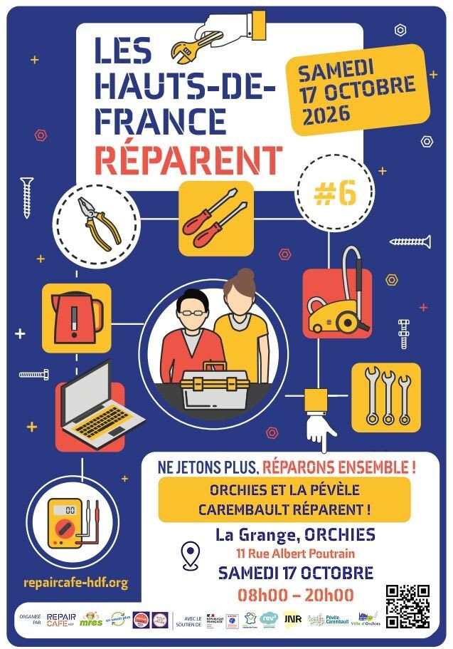 Affiche ou photo de Orchies et la Pévèle Carembault Réparent !
