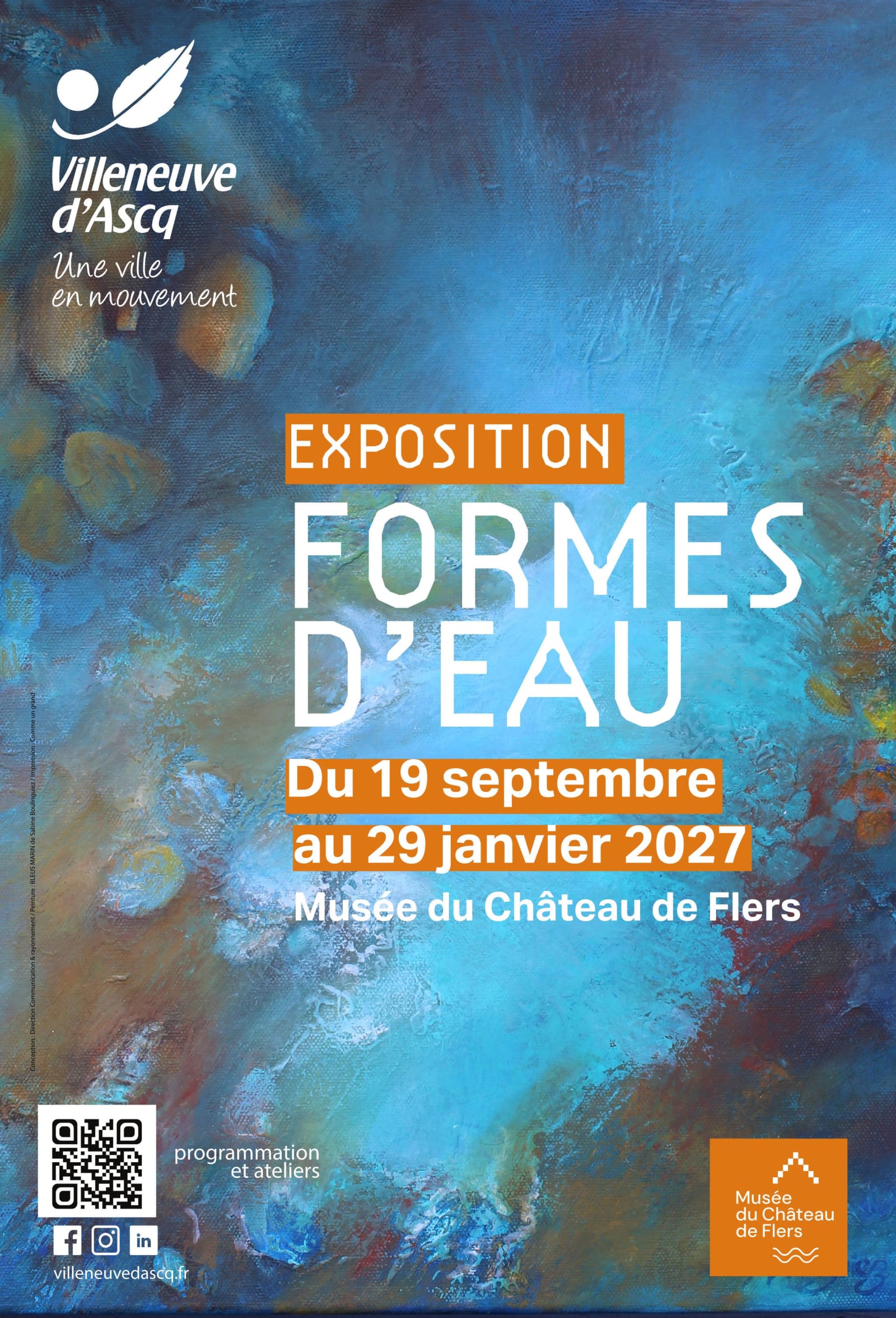 Affiche ou photo de Exposition - Formes d'eau