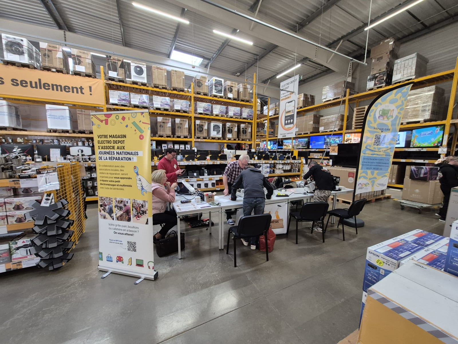 Affiche ou photo de Journée internationale de la réparation à Electro Dépôt Cambrai