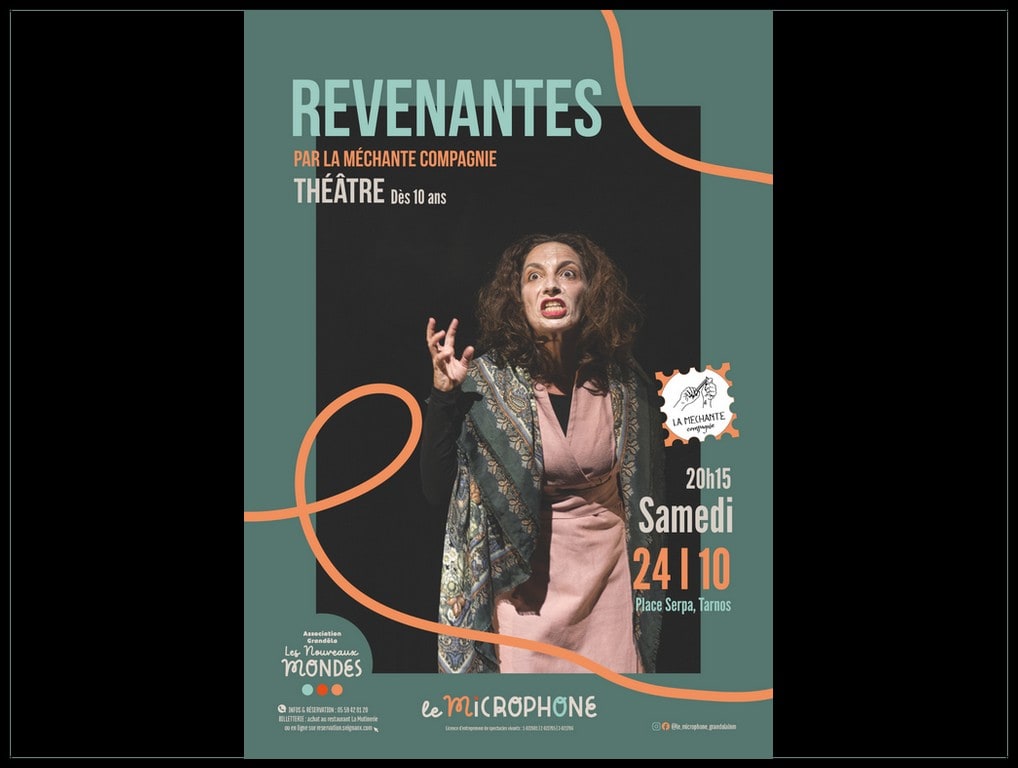 Affiche ou photo de Revenantes, Théatre par La méchante compagnie
