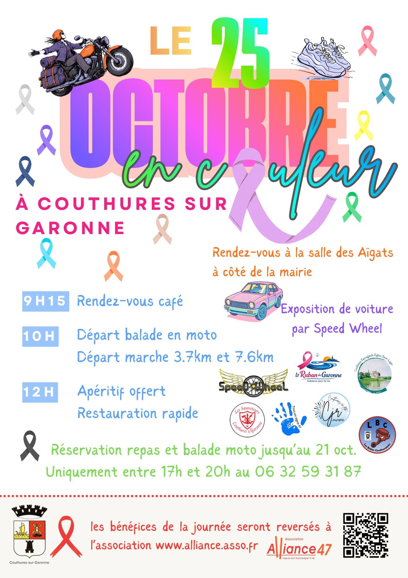 Affiche ou photo de Le 25 octobre en couleur à Couthures sur Garonne