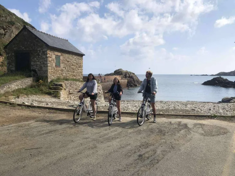 Balade à vélo avec Diduañ