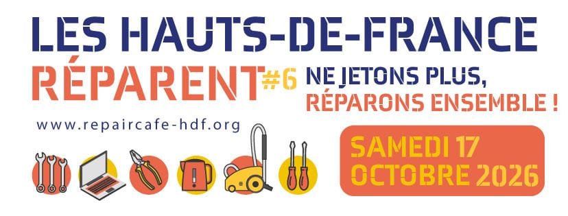 Affiche ou photo de Repair Café Béthune – Les Hauts-de-France réparent !