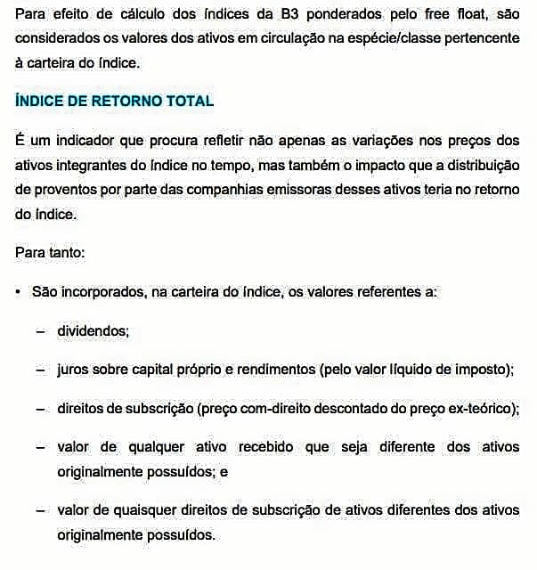 ibovespa total return