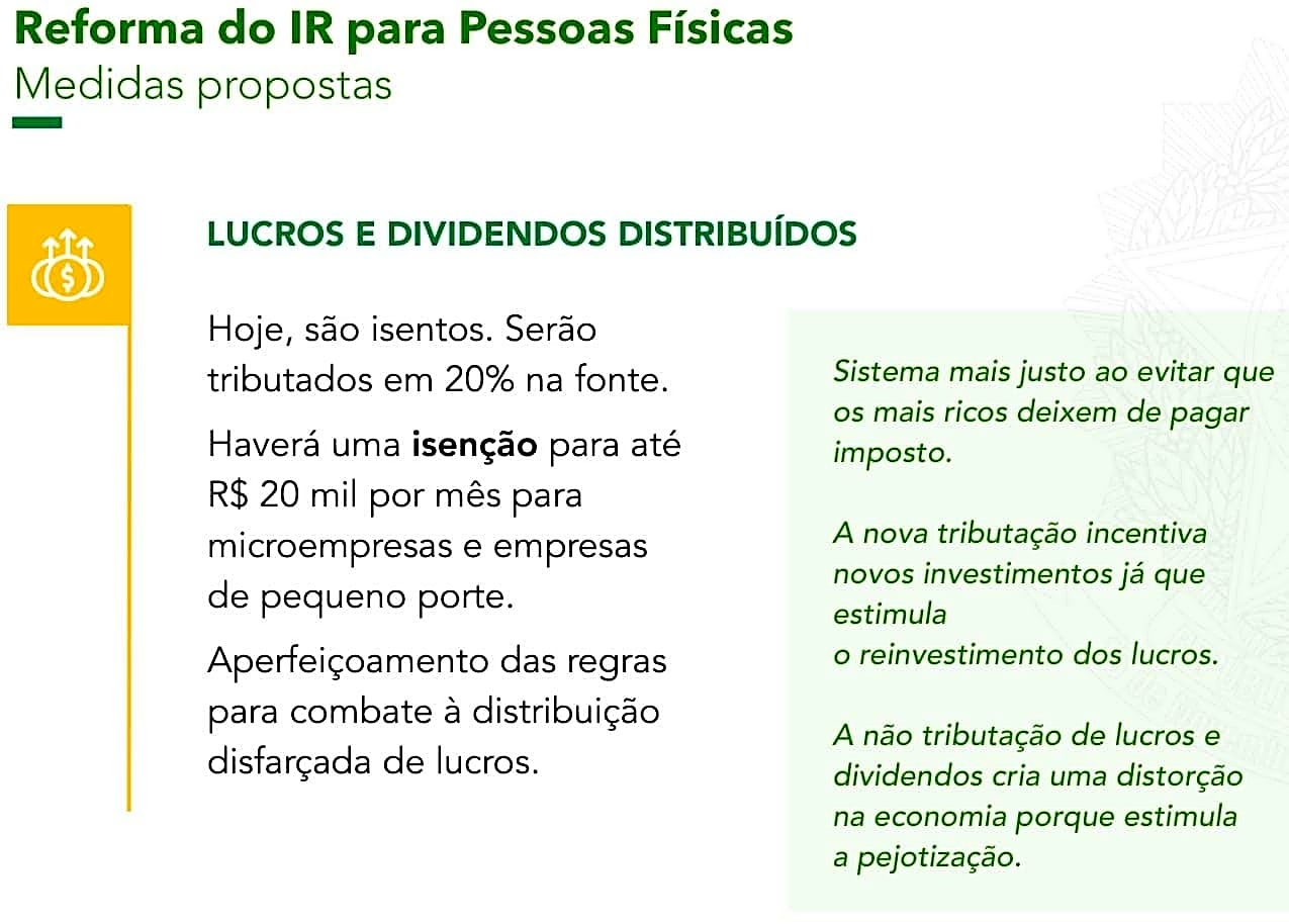 lucros dividendos pessoas fisicas