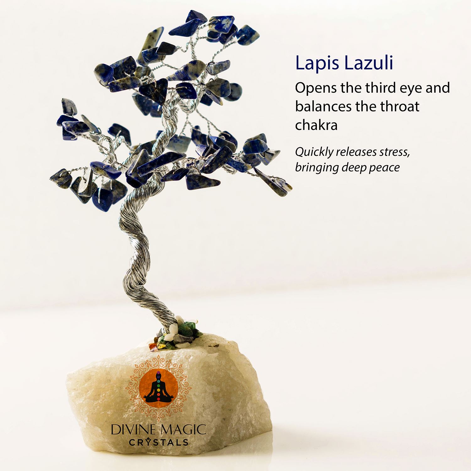 Lapis Lazuli Bonsai Tree | Handmade Crystal Tree | Gem Tree Vastu Lapis Lazuli Bonsai Tree | Handmade Crystal Tree | Gem Tree Vastu