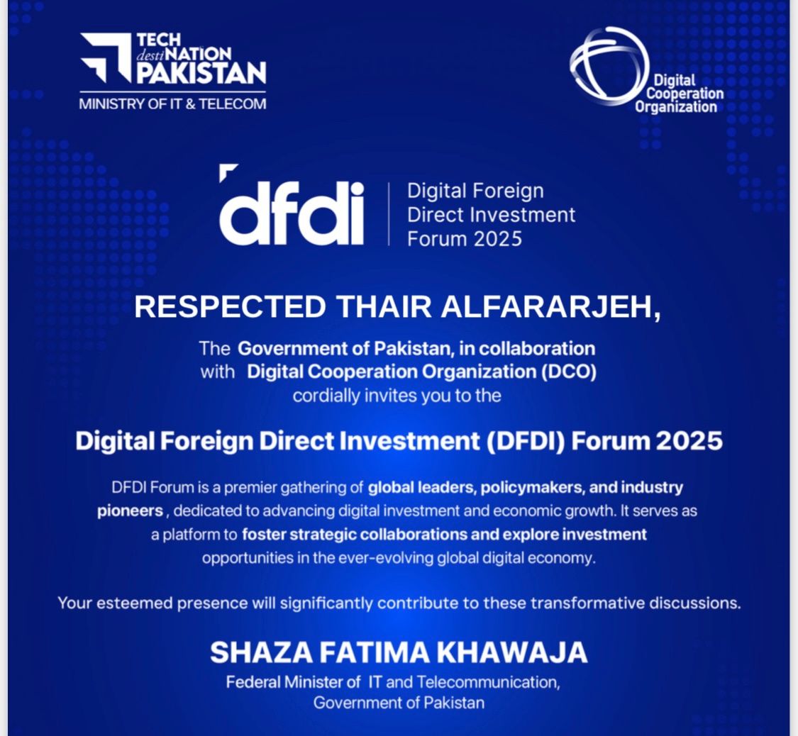 Digital FDI Forum 2025 in Pakistan
