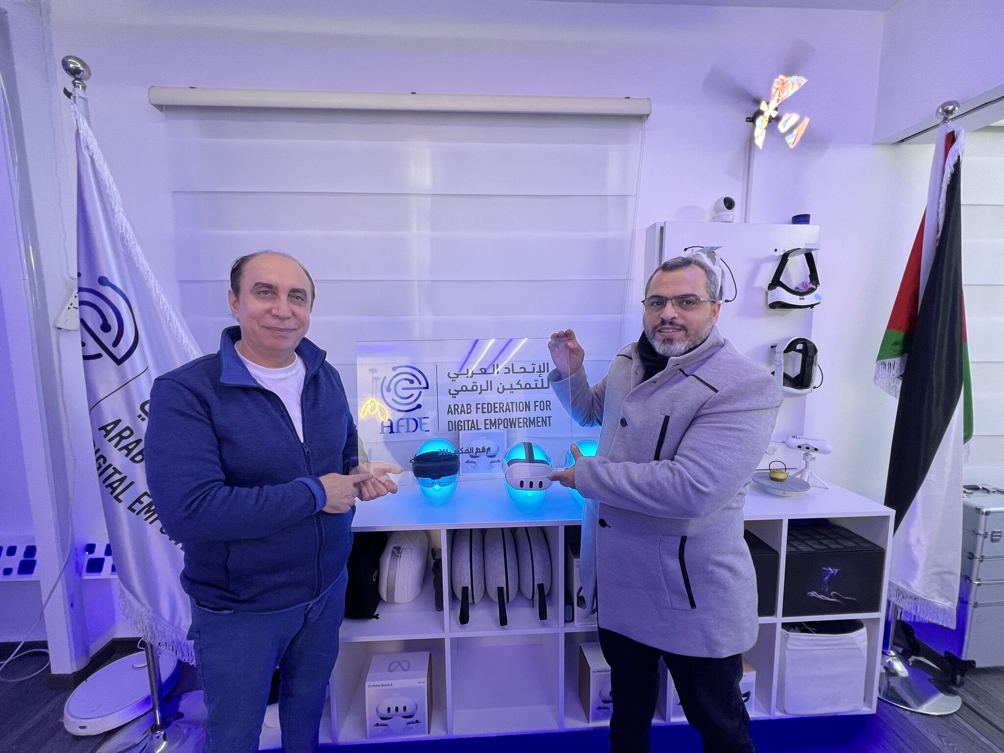 Strategic Visit by Dr. Fawzi Al-Ghweil to Arab Federation of Digital Empowerment – Jordan Office