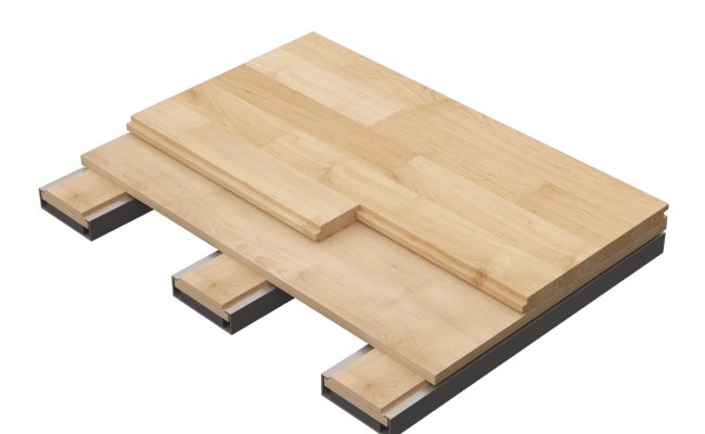 Connor Sports PermaFlex II subfloor system designed for enhanced stability and long-term resilient sports floor performance