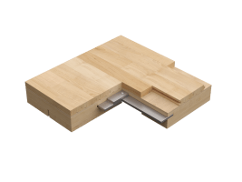 Connor<sup>®</sup> Sports Quicklock Fusion portable hardwood sports flooring system engineered for fast arena changeovers, durability, and elite basketball performance