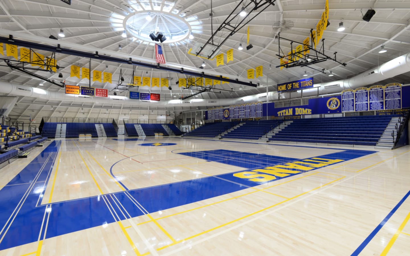 Glenbrook South High School Gym Floor