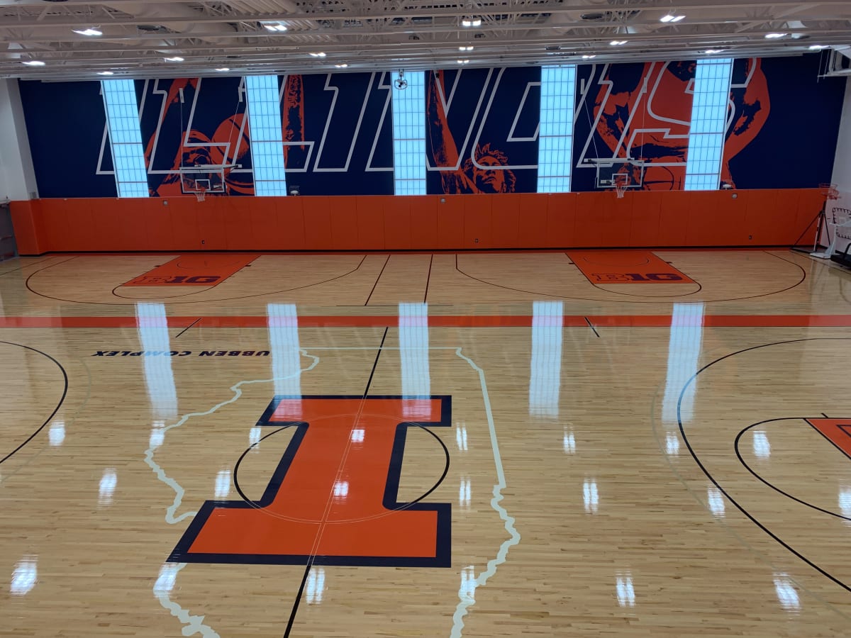 University of Illinois Ubben basketball court by Connor<sup>®</sup> Sports