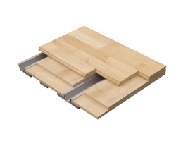 Connor Sports RezillChannel subfloor system engineered for resilient performance and stable athletic flooring support