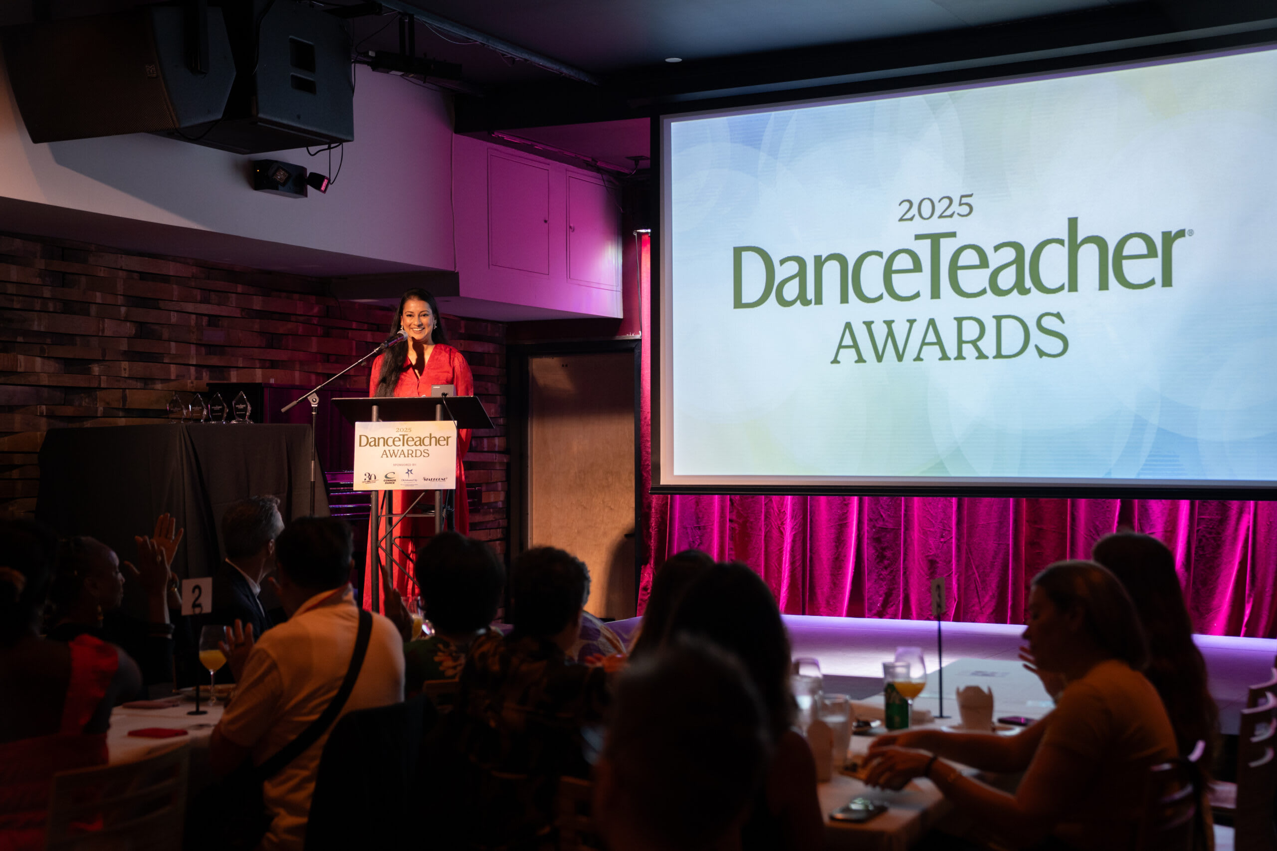 Connor Dance team participating in the 2025 Dance Teacher Awards event, celebrating dance educators and industry leaders.