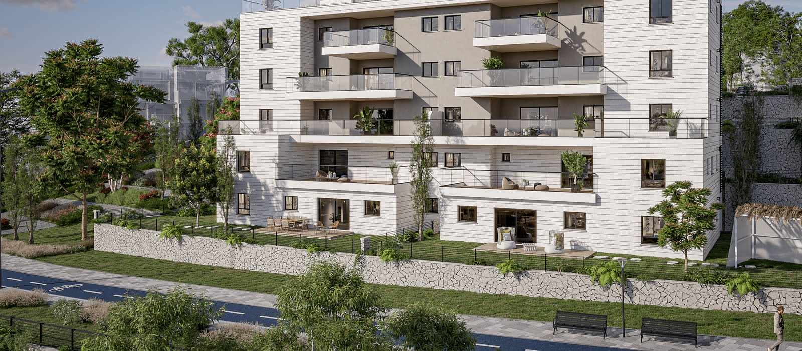 הפסגה הירוקה רכסים – דירות גן עם גינות צמודות ומרפסות רחבות