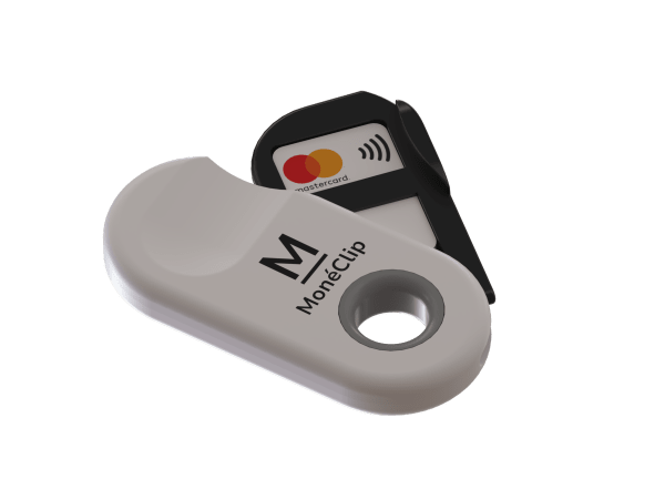MonéClip - Porte-clé de paiement sans contact breveté