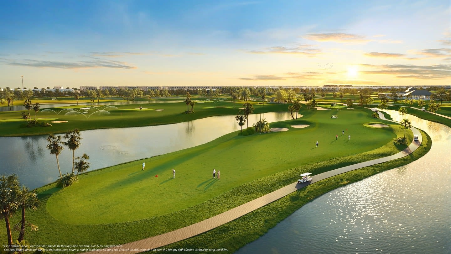 Sân golf tại khu đô thị Vinhomes Green Paradise