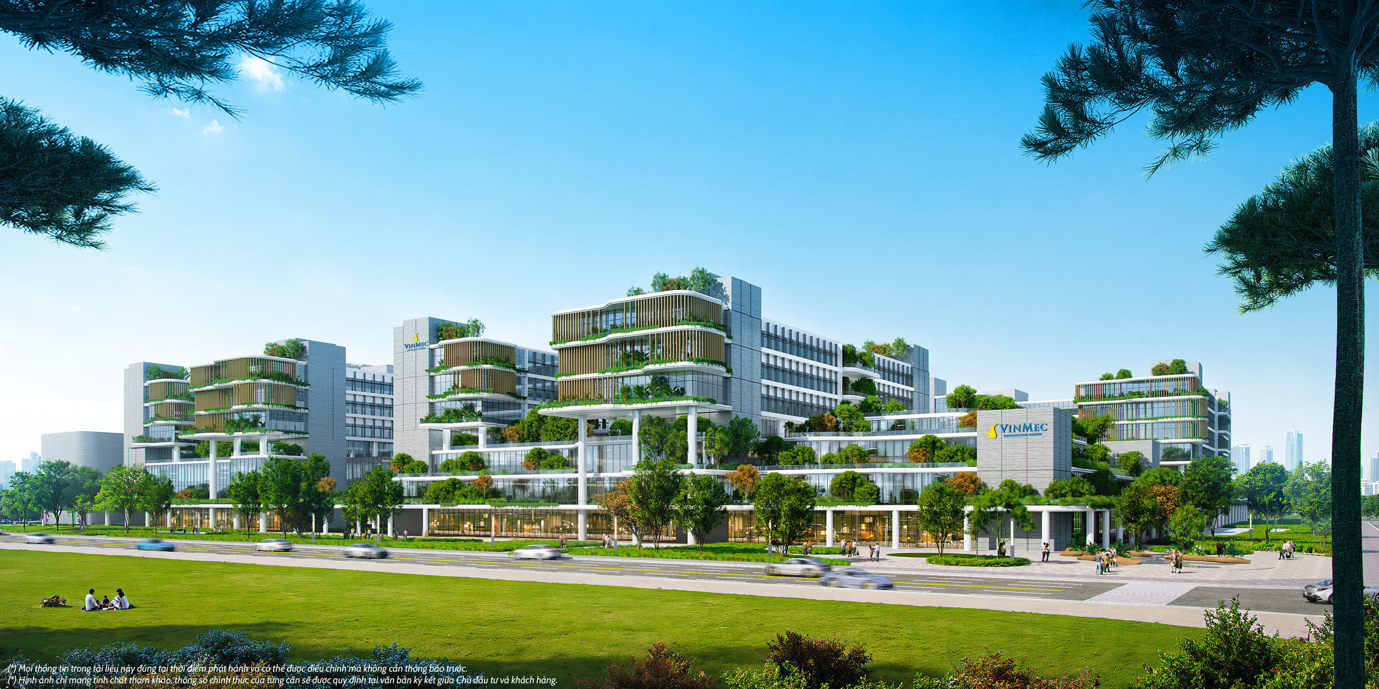 Bệnh viện Vinmec nằm trong khu đô thị Vinhomes Green Paradise Cần Giờ