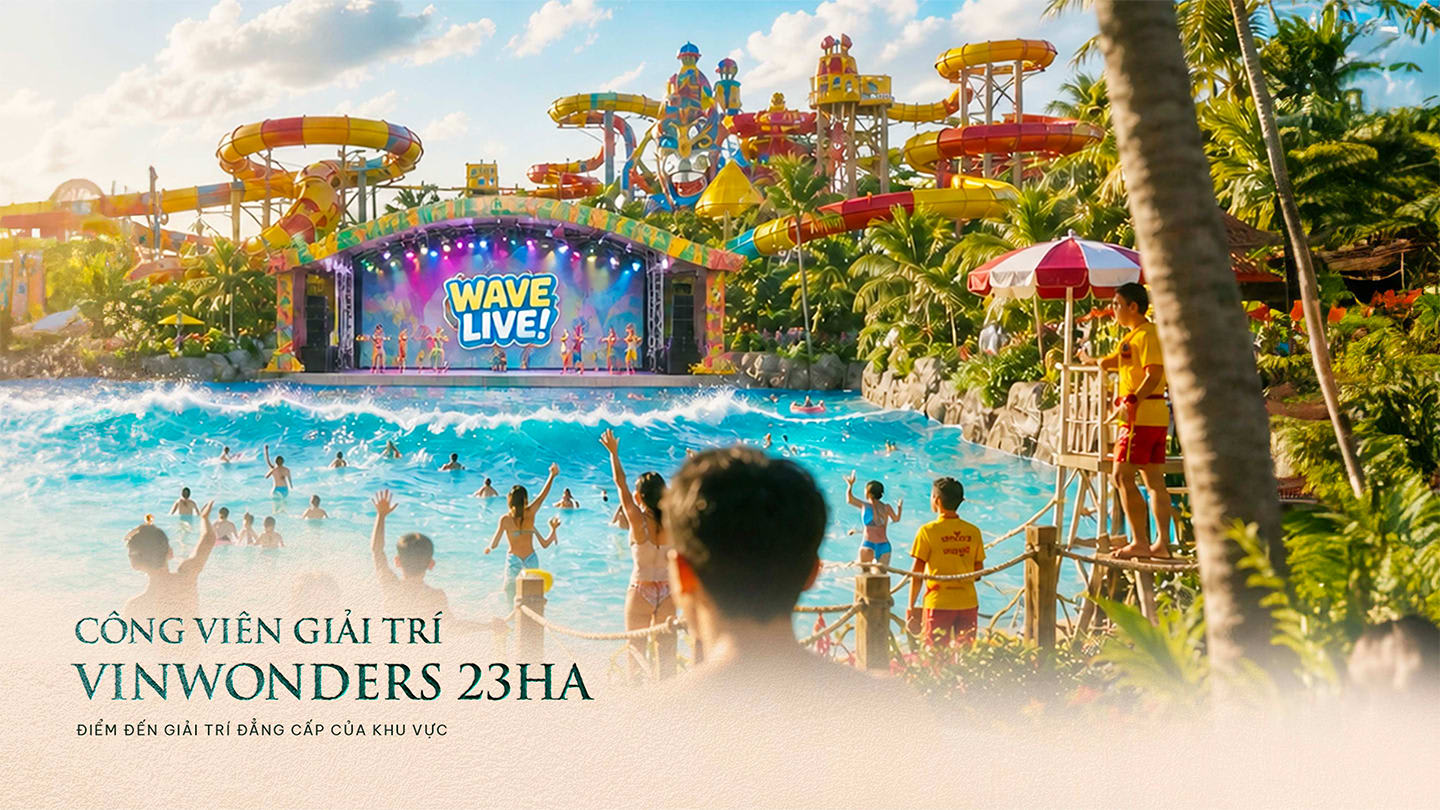Tiện ích VinWonders Ocean Park quy mô 22,7ha
