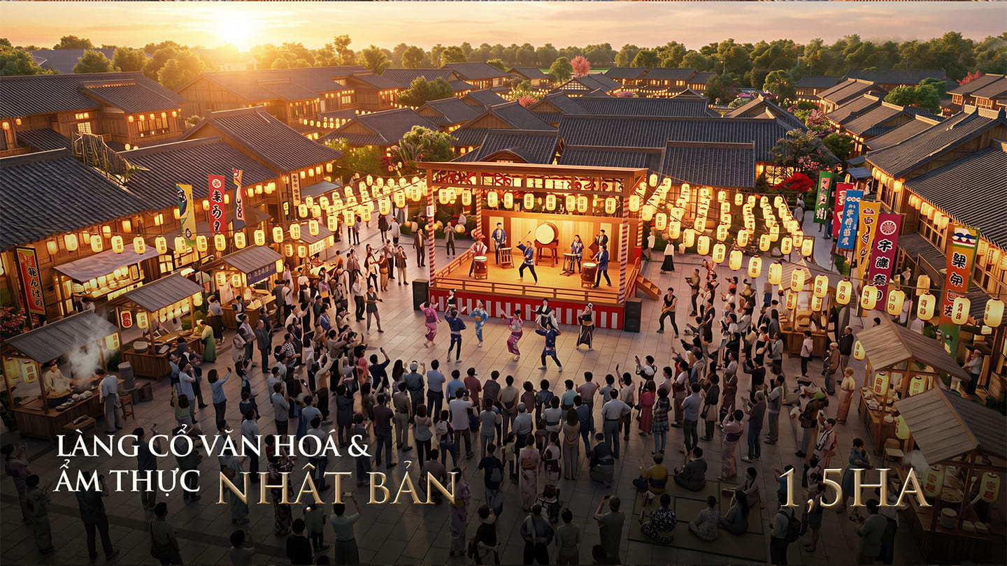 Làng cổ văn hoá và ẩm thực Nhật Bản