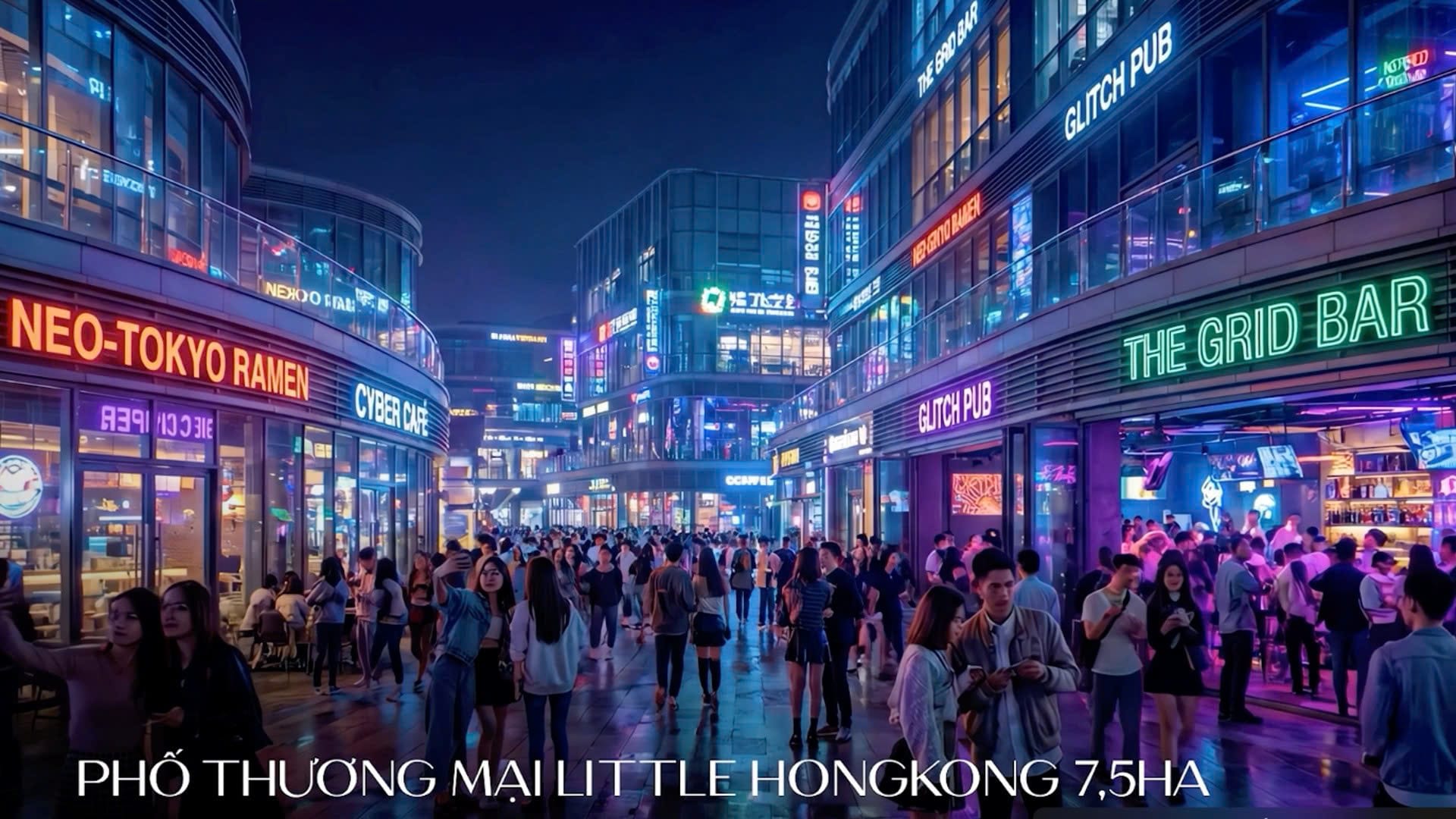 Khu phố thương mại Little Hồng Kông 7,5ha