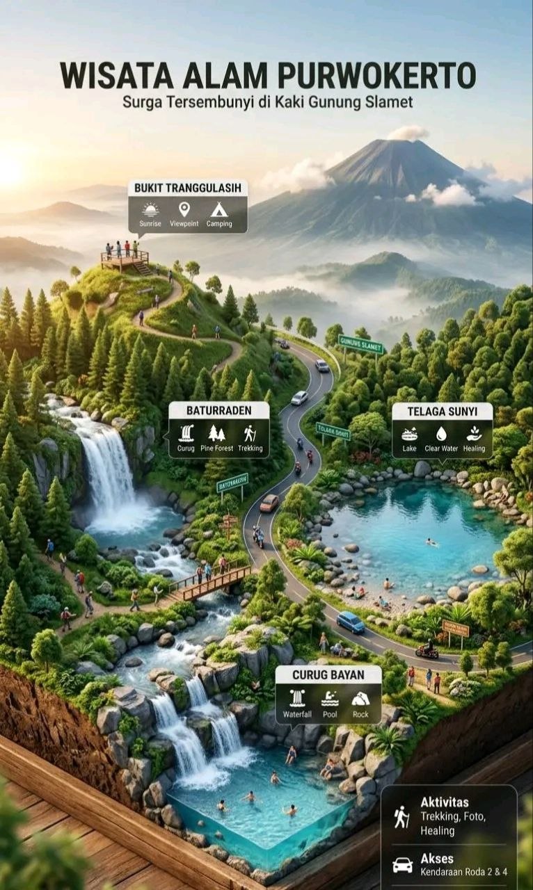 Wisata Alam Purwokerto: Jelajahi Pesona Tersembunyi Kaki Slamet Wisata Alam Purwokerto: Jelajahi Pesona Tersembunyi Kaki Slamet