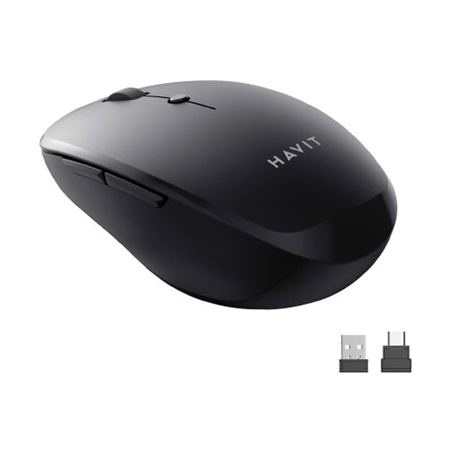 Havit MS50WB Tri-Mode Wireless Mouse | USB / Type-C / Bluetooth thumbnail 2