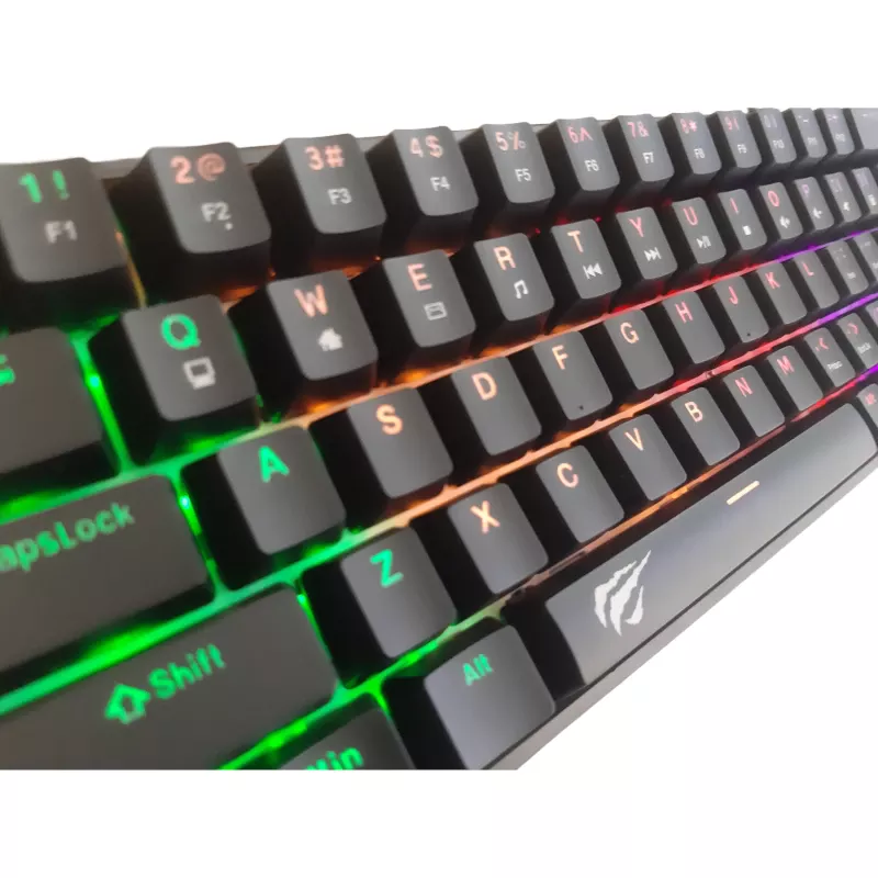 Havit KB881L Backlit USB Type-C Mechanical Keyboard 60% thumbnail 2